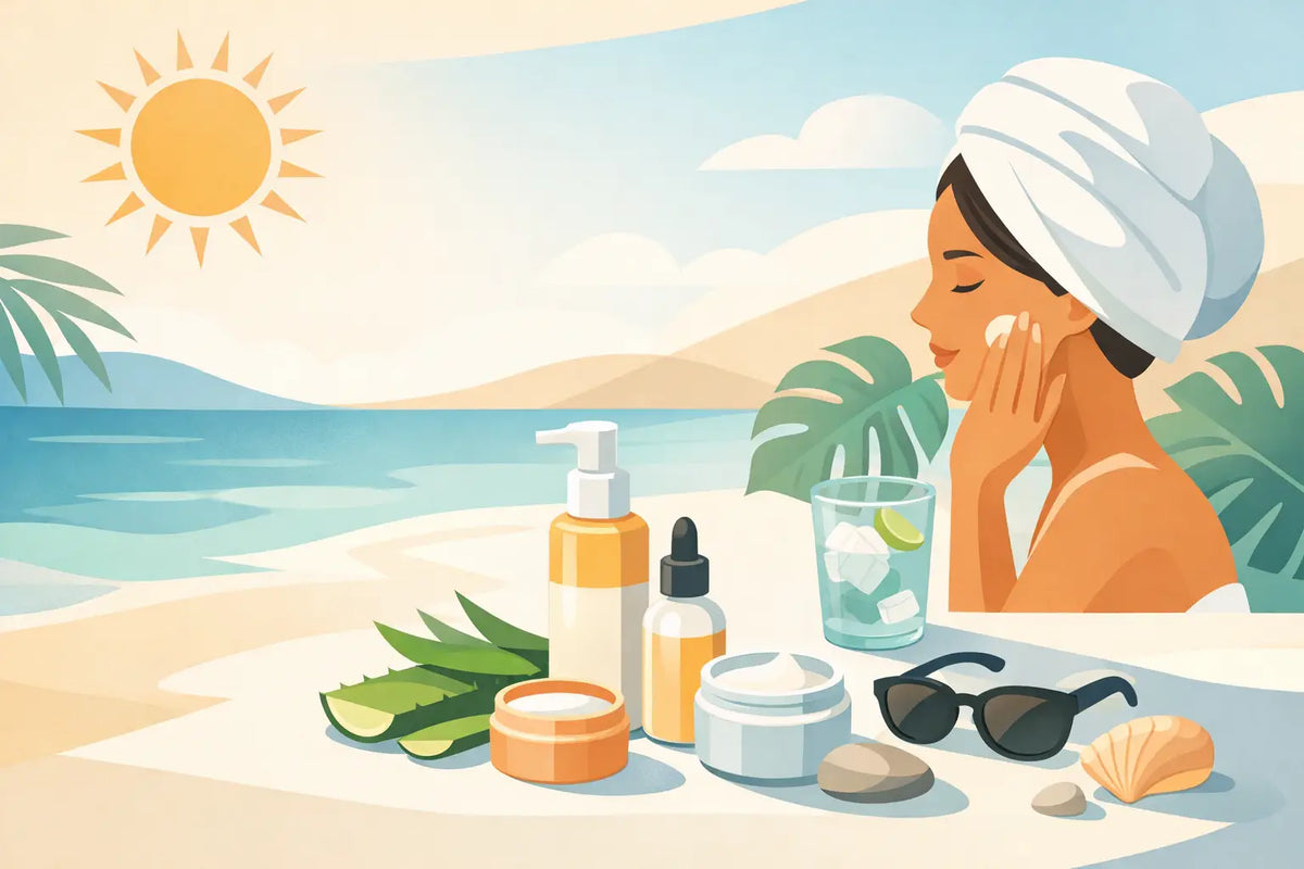After Sun Skincare Routine for a Softer Reset