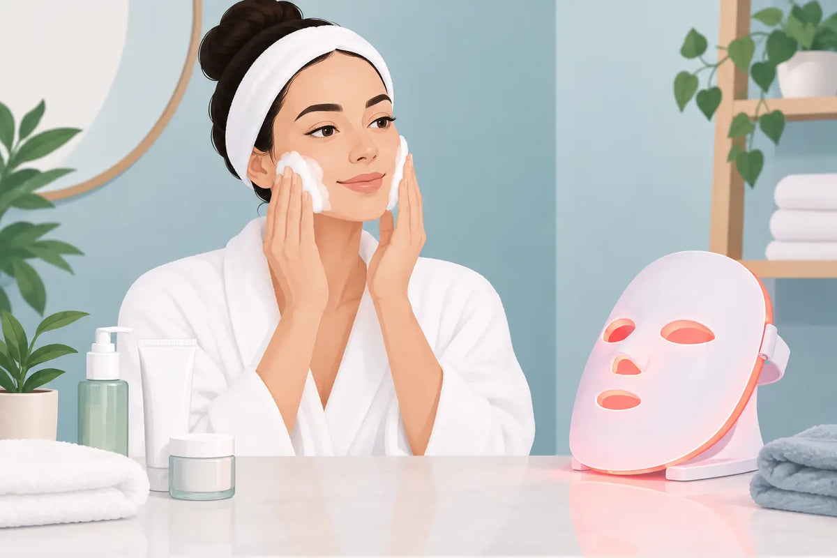 How to Prepare Skin for LED Therapy at Home