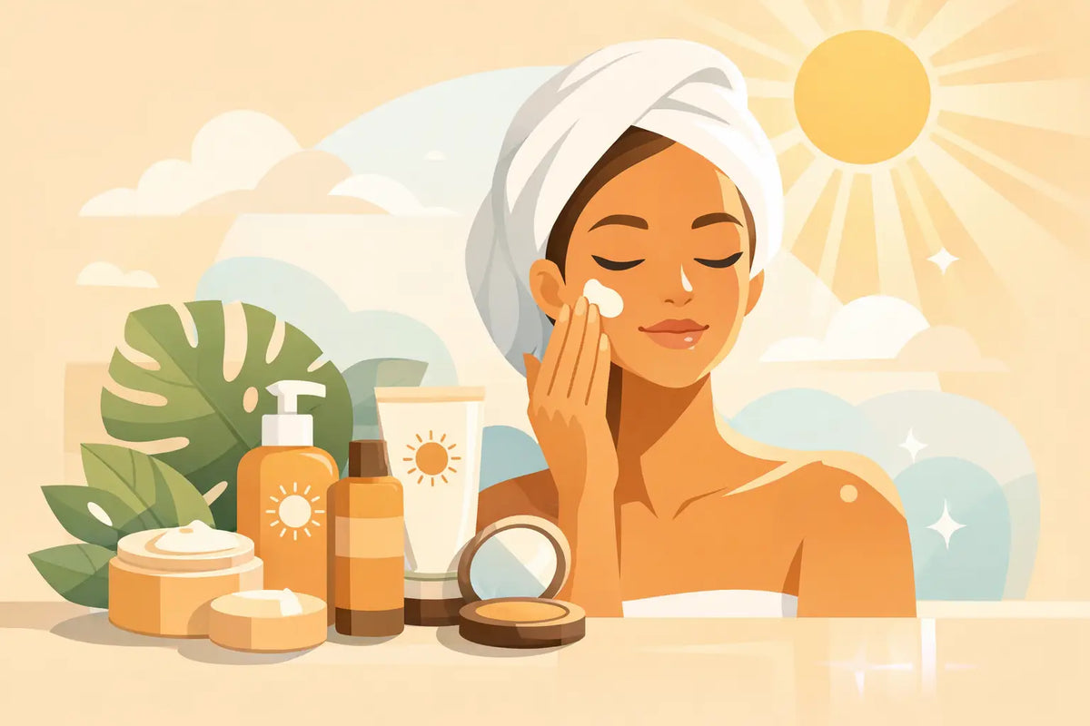Morning Skincare Routine With SPF That Glows
