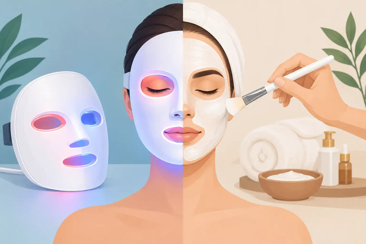LED Mask vs Facials: What Your Skin Needs
