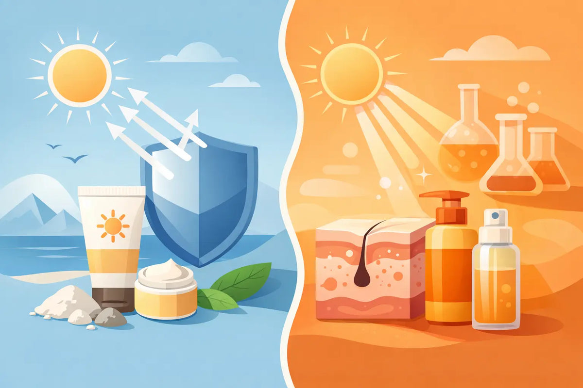 Mineral Sunscreen vs Chemical Sunscreen Explained
