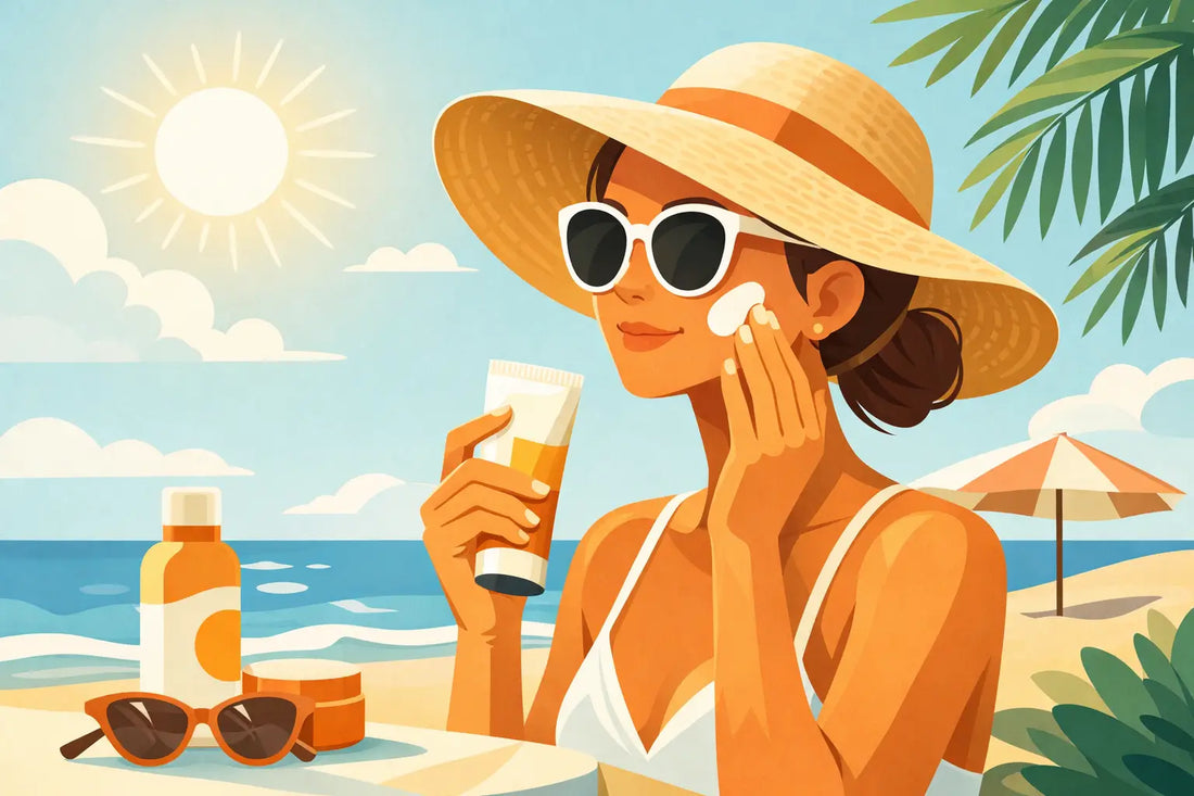 Sunscreen Reapplication for Your Glowiest Days